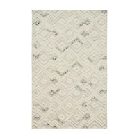 Weave And Wander Elika Geometric Hand Tufted Indoor Rectangle Area Rugs