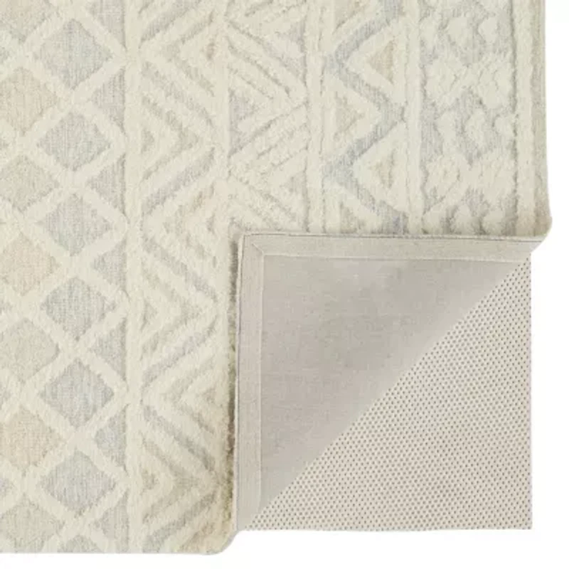 Weave And Wander Elika Geometric Hand Tufted Indoor Rectangle Area Rugs