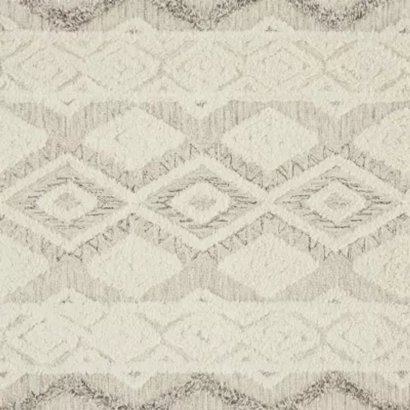 Weave And Wander Elika Geometric Hand Tufted Indoor Rectangle Area Rugs