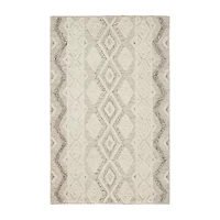 Weave And Wander Elika Geometric Hand Tufted Indoor Rectangle Area Rugs