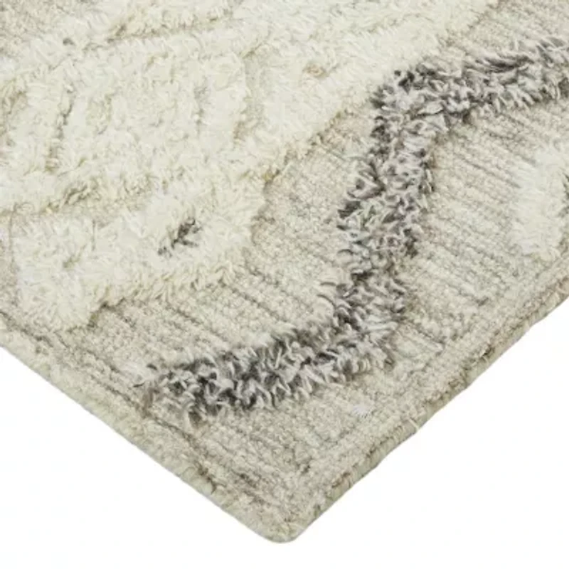 Weave And Wander Elika Geometric Hand Tufted Indoor Rectangle Area Rugs