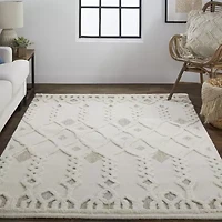 Weave And Wander Elika Geometric Hand Tufted Indoor Rectangle Area Rugs