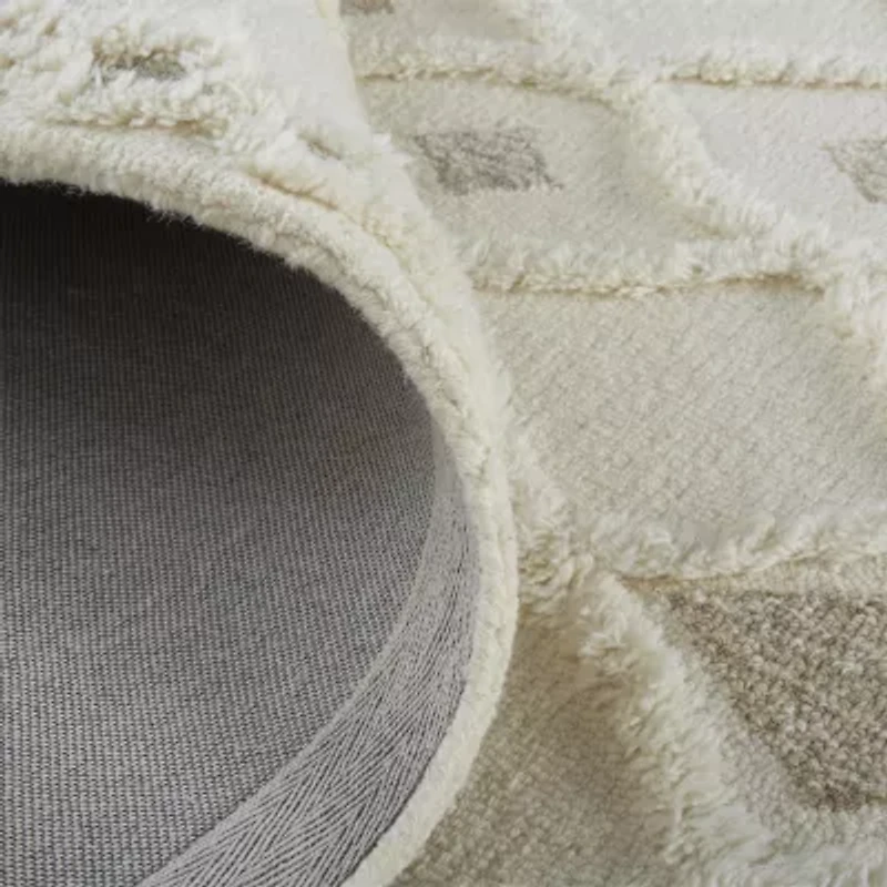 Weave And Wander Elika Geometric Hand Tufted Indoor Rectangle Area Rugs