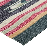 Weave And Wander Galvin Stripe Flatweave Reversible Indoor Rectangle Area Rugs