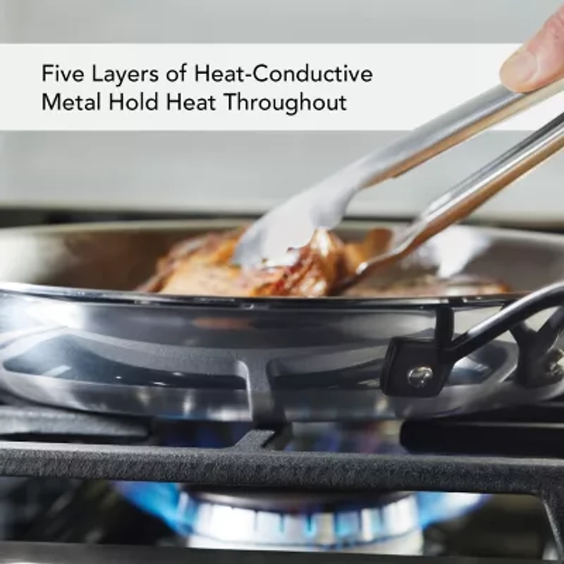 KitchenAid 5-Ply Clad Stainless Steel 10" Fry Pan