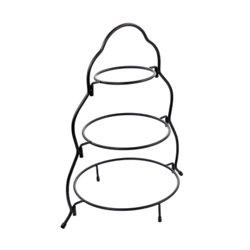 Elama 3-Tier Porcelain Tiered Server
