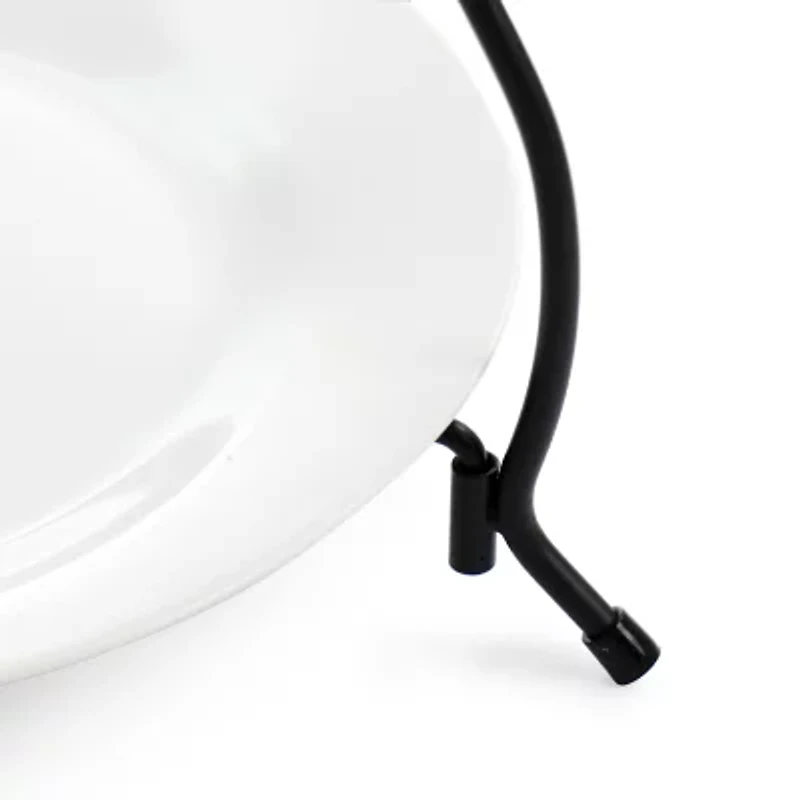 Elama 3-Tier Porcelain Tiered Server