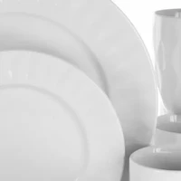 Elama 18-pc. Porcelain Dinnerware Set