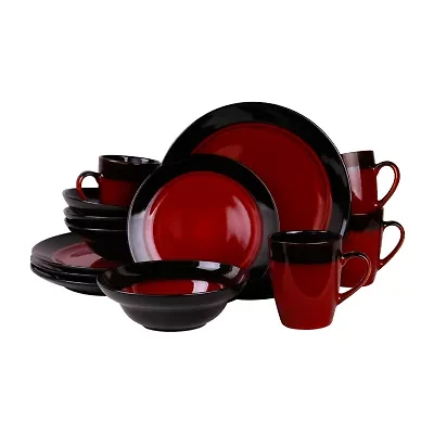 Elama Tanizia 16-pc. Stoneware Dinnerware Set