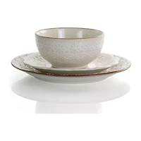 Elama Contessa 16-pc. Stoneware Dinnerware Set