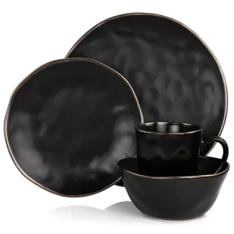 Elama Modern 16-pc. Stoneware Dinnerware Set