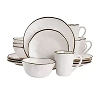 Elama 16-pc. Stoneware Dinnerware Set
