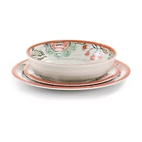 Elama Ester 12-pc. Melamine Dinnerware Set