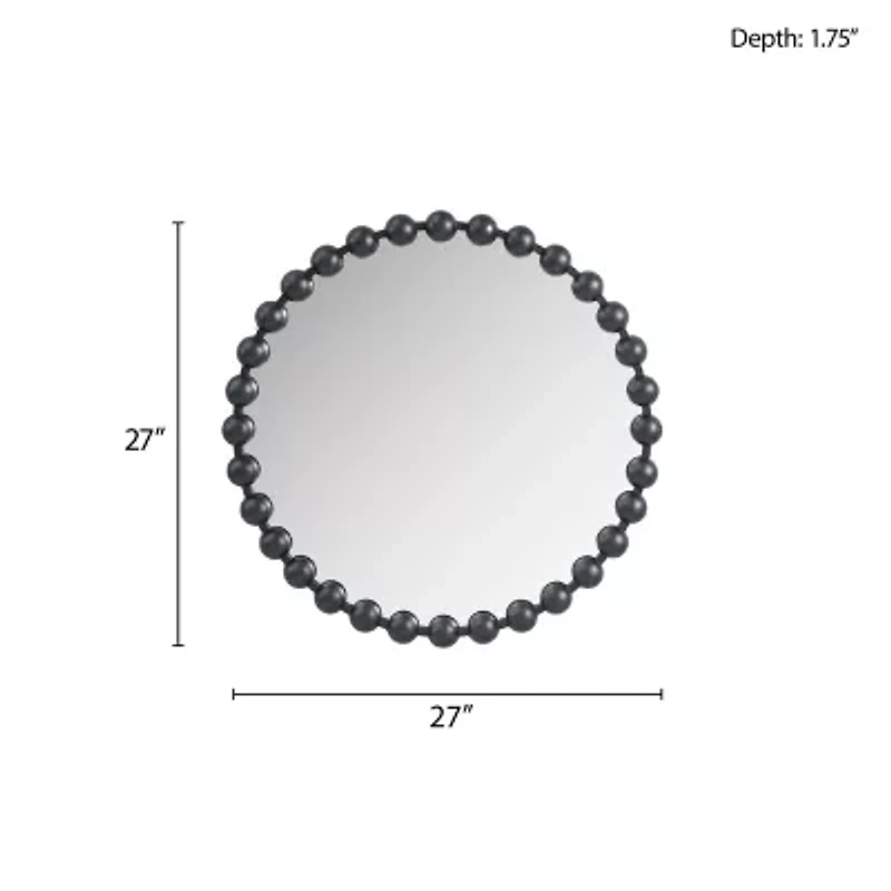 Madison Park Signature Round Marlowe Wall Mount Mirror