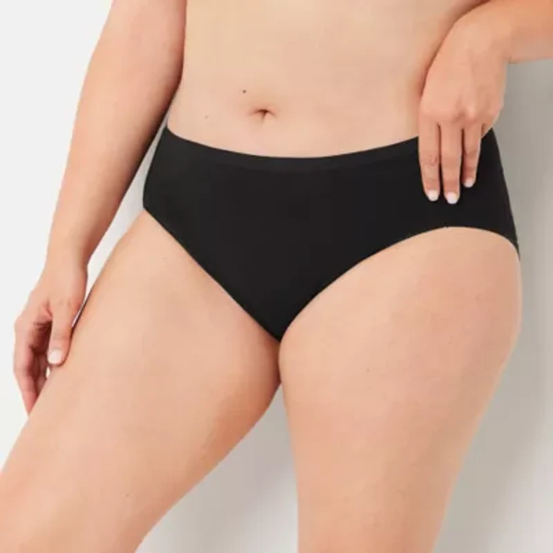 Ambrielle Cotton High Cut Panty