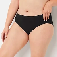 Ambrielle Cotton High Cut Panty