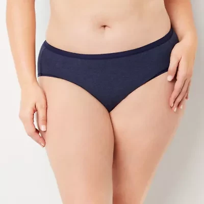 Ambrielle Organic Cotton High Cut Panty 302832