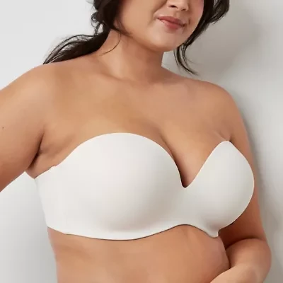 Ambrielle Everyday Lightly Lined Underwire Strapless Bra