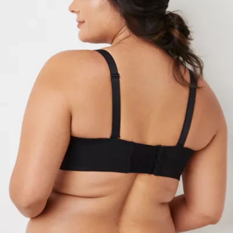Ambrielle Everyday Lightly Lined Womens Medium Support Underwire Strapless Bra 306305