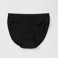 Ambrielle Cotton Womens Average + Full Figure High Cut Panty 364259