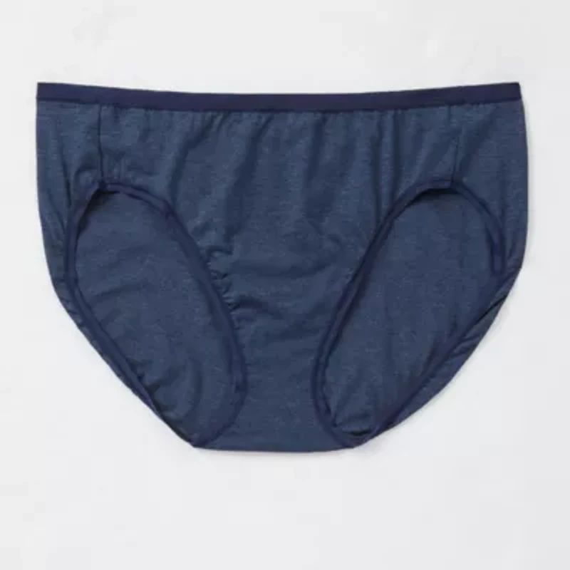 Ambrielle Organic Cotton High Cut Panty 302832