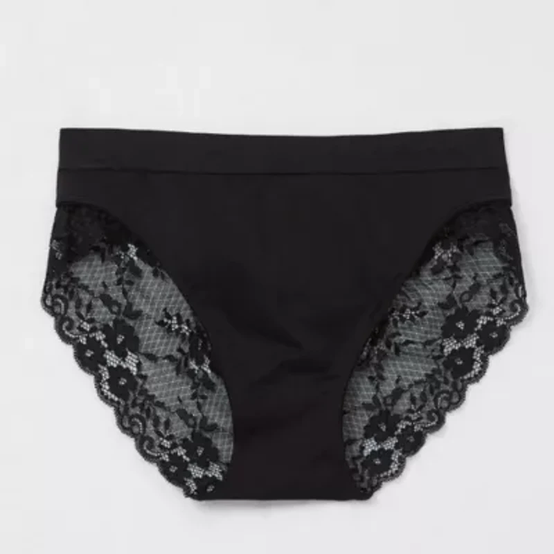 Ambrielle Seamless Lace High Cut Panty