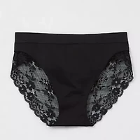 Ambrielle Seamless Lace High Cut Panty