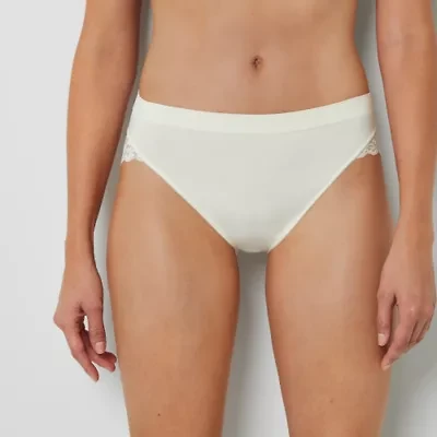 Ambrielle Seamless Lace High Cut Panty