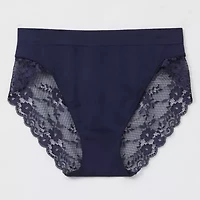 Ambrielle Seamless Lace High Cut Panty