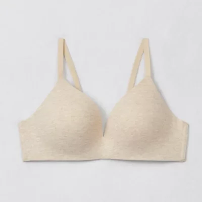 Ambrielle Cotton Wirefree Full Coverage Bra-302711