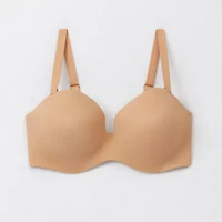 Ambrielle Everyday Lightly Lined Womens Medium Support Underwire Strapless Bra 306305