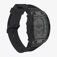 Ed Hardy Mens Black Strap Watch 50448b-42-G02