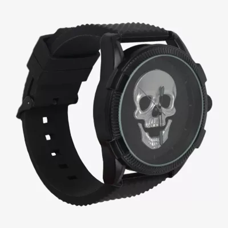 Ed Hardy Mens Black Strap Watch 50449b-42-B02