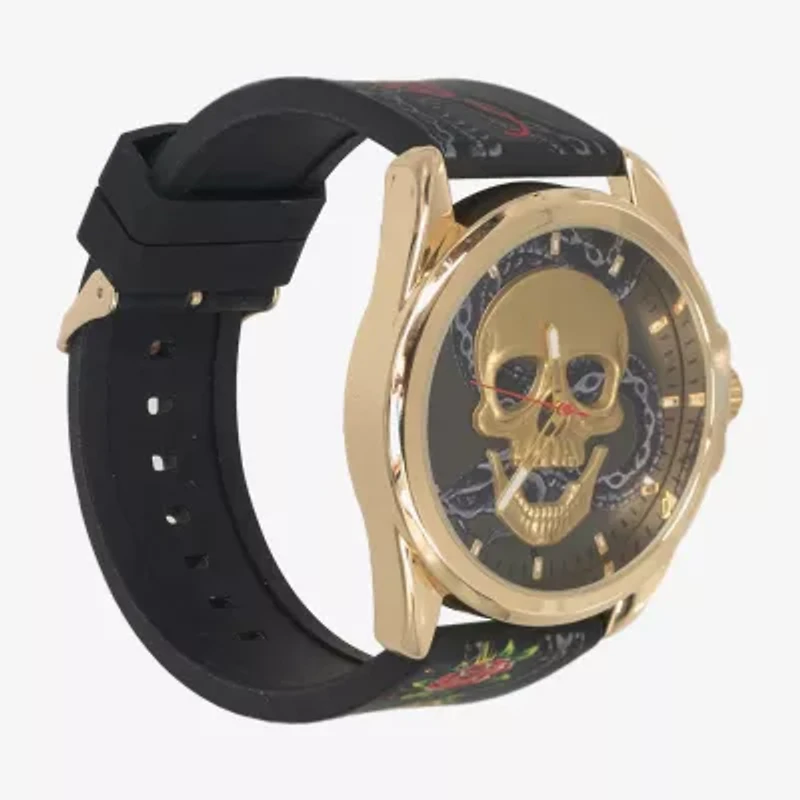 Ed Hardy Mens Multicolor Strap Watch 50451g-42-A01