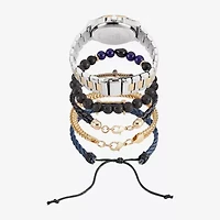 American Exchange Mens Two Tone Bracelet Watch 9795g-42-J34