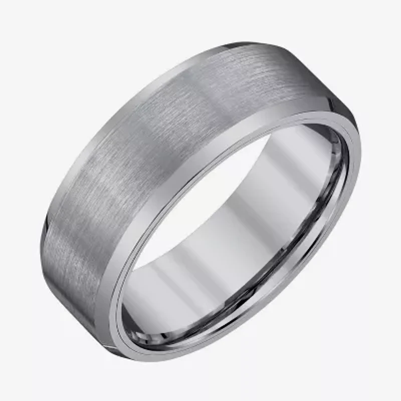 Mens 8MM Tungsten Wedding Band