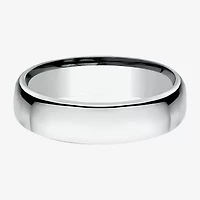 Unisex Adult 5.5MM 10K White Gold Wedding Band