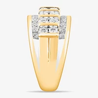 (G-H / Vs2-Si1) Mens 2 1/2 CT. T.W. Lab Grown Diamond 14K White Gold Fashion Ring