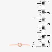 DiamonArt® Womens 1/5 CT. T.W. Lab Created White Cubic Zirconia 18K Gold Over Silver Infinity Stackable Ring