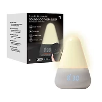 Sharper Image® Soother Sleep Bedtime Light And Sounds, Built-In 10 Soundscapes, Sleep Trainer, Aids Sleeping, Stress And Anxiety Relief