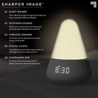Sharper Image® Soother Sleep Bedtime Light And Sounds, Built-In 10 Soundscapes, Sleep Trainer, Aids Sleeping, Stress And Anxiety Relief