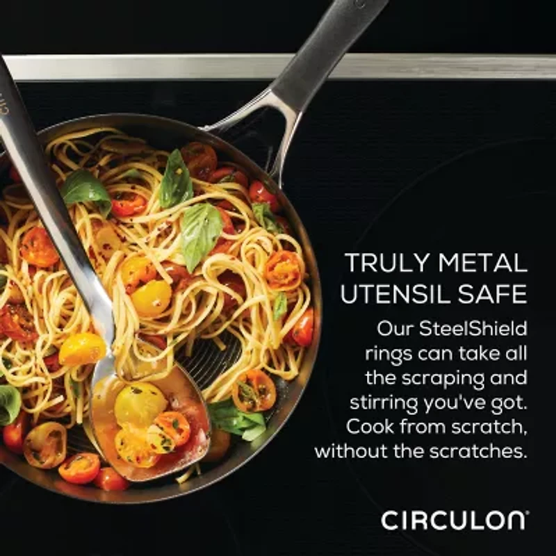Circulon SteelShield Stainless Steel 3-qt. Saute Pan