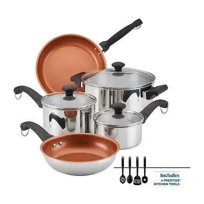 Farberware Classic Traditions Stainless Steel 12-pc. Cookware Set