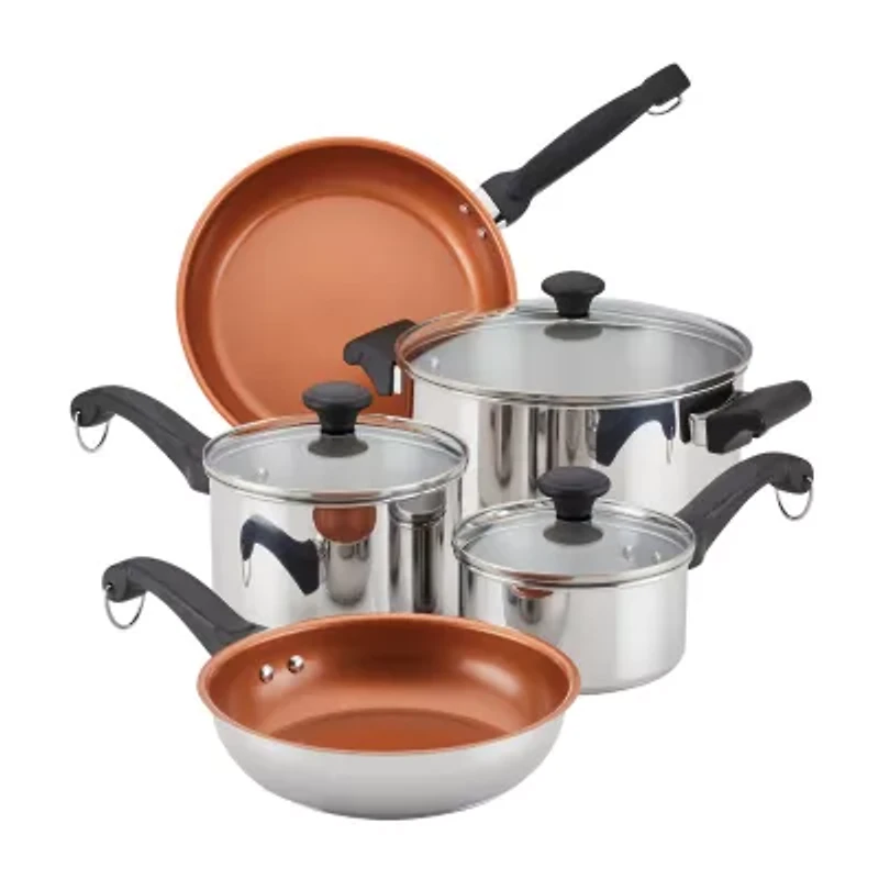 Farberware Classic Traditions Stainless Steel 12-pc. Cookware Set