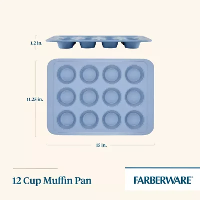 Farberware Easy Solutions 12-Cup Non-Stick Muffin Pan