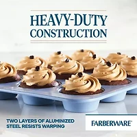 Farberware Easy Solutions 12-Cup Non-Stick Muffin Pan