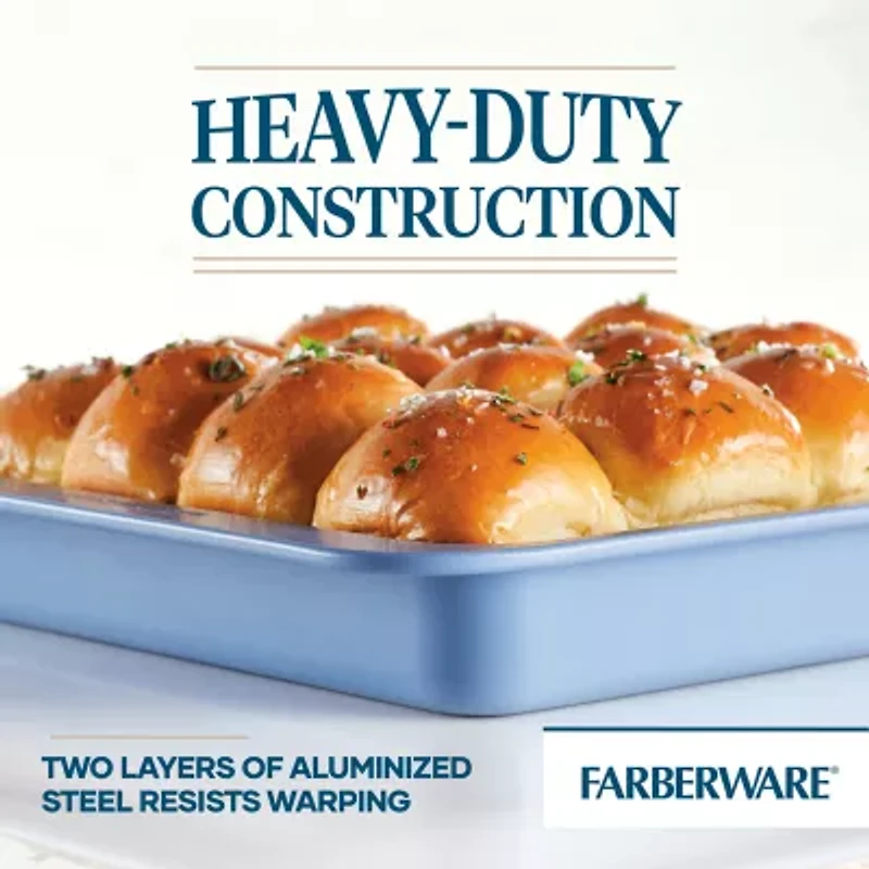Farberware Easy Solutions 9" Non-Stick Square Cake Pan