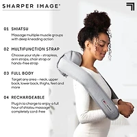 Sharper Image Shiatsu Full Body Multifunction Cordless Massager