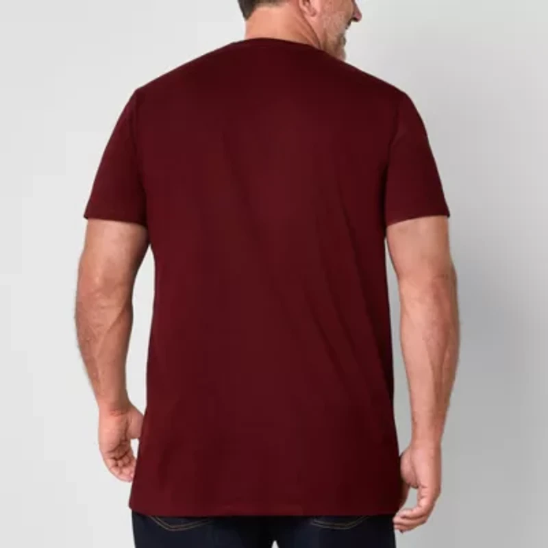 St. John's Bay Super Soft Mens Crew Neck Short Sleeve Big and Tall T-Shirt