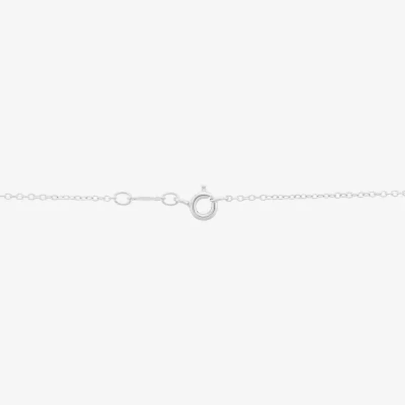 Limited Quantities! Womens Lab Created White Opal Sterling Silver 18 Inch Pendant Necklace